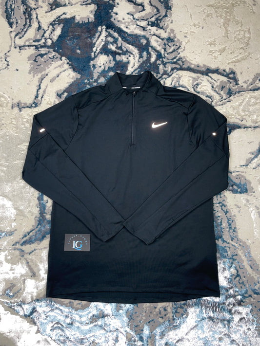 NIKE ELEMENT 1/4 ZIP TOP BLACK